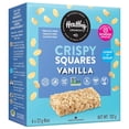 thumbnail image 1 of Healthy Crunch Rice Crispy Squares Vanilla (School Approved®, Nut-free, Peanut-free, Gluten-free, Allergen-free, Dairy-free, Vegan, Lower in Sugar, Contains 1 serving of Fruits and Vegetables per serv, 1 of 3