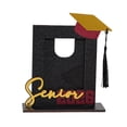 thumbnail image 2 of Graduation Photo Frame 2026 Vertical Wooden Tabletop Display With Acrylic Insert Hat And Tassel Decor, 2 of 5