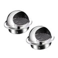 thumbnail image 1 of jifeng 2x Round Wall Vent Outside Cap Built in Fine Mesh for Kitchen Fans Versatile For 200mm Pipe, 1 of 9