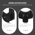 thumbnail image 4 of 6PCS/Set Detachable Wall Mounted Guitar Hangers Auto Locking Grip with Base(Black), 4 of 8