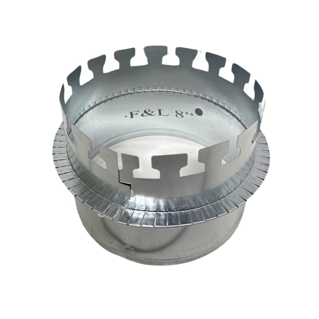 Sheet Metal Ductboard Take off Start COLLAR 8" for HVAC Duct Work
