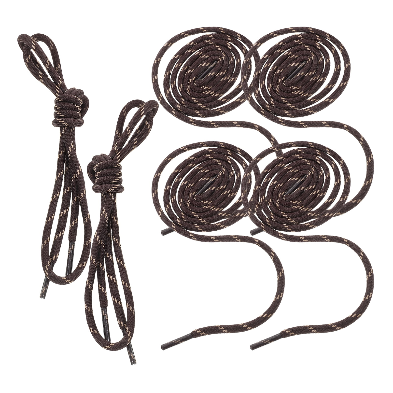3 Pairs Round Shoelaces Boot Shoe Laces Hat Chain Strap Pants Cord ...