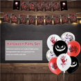 thumbnail image 2 of stanreset Halloween Cupcake Toppers Kit Halloween Banner Skeleton Tombstone Cake Card Handprint Balloon Set Party Decorations, 2 of 4