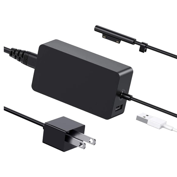 vor 65W Surface Charger for Pro 11/10/9/8/7+/7/6/5/4/3/X, Laptop 6/5/4/3/2/1, Go 3/2/1, Book 3/2/1, Studio 1 i5, Fast PD USB-C 10FT Cable
