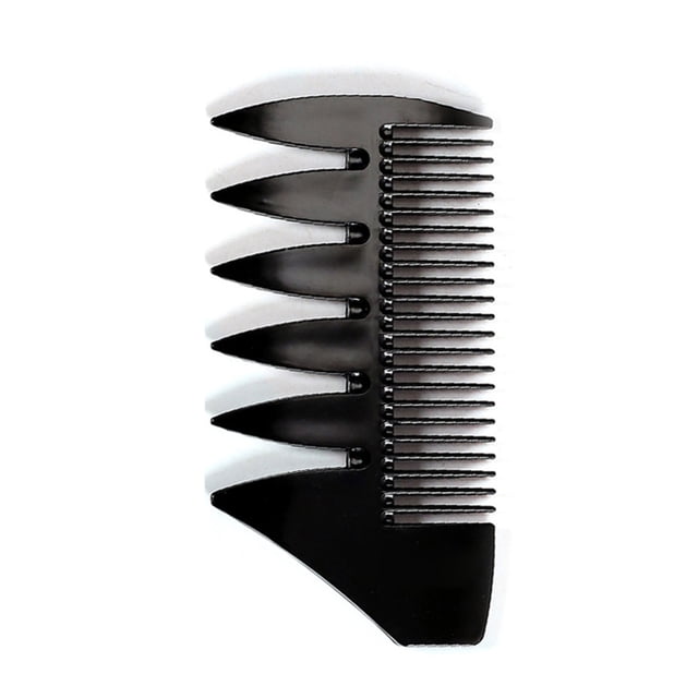Men's Styling Hair Comb Round & Fine Teeth Barber Comb Anti-Static Hair Brush for Men