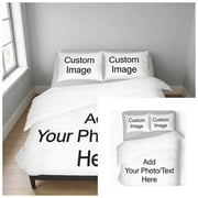 Peach Bedding Four Piece Comforter Cover Sheet with Pillowcases for Cozy Bedroom