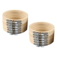 thumbnail image 3 of Rongfmy bamboo Embroidery Hoops bulk set Adjustable 3 inch, 3 of 7