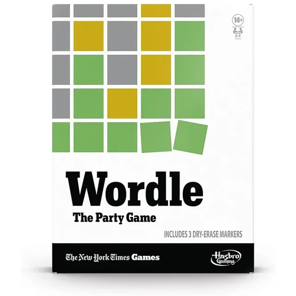 Wordle le Jeu de Fête pour 2 à 4 Joueurs Jeu de Société Wordle Inspiré par New York Times Games pour 14+ Jeux de Mots Jeu de Cartes