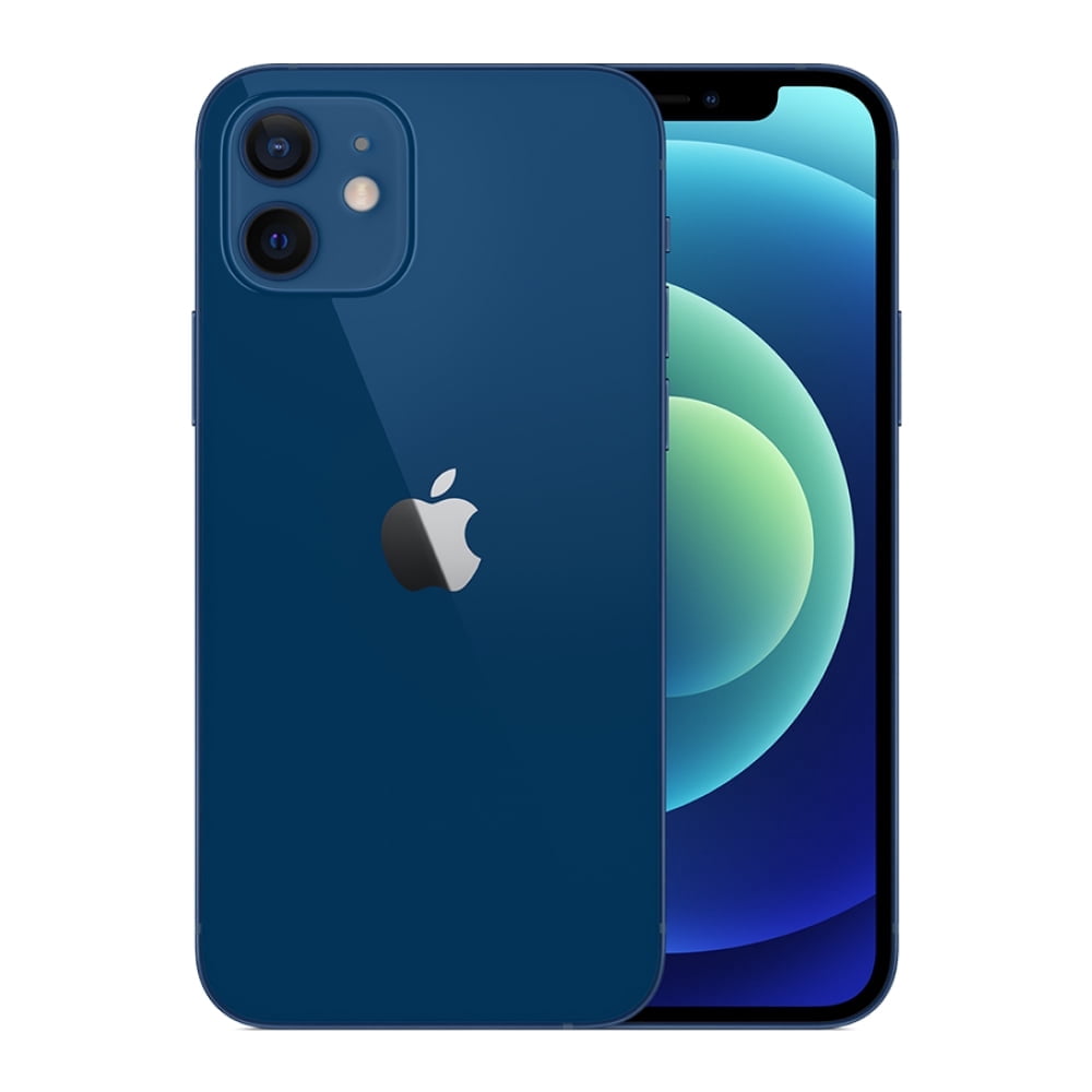 Restored Apple iPhone 12 128GB Smartphone Fully Unlocked - Blue (Refurbished)