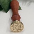 thumbnail image 2 of WHEANG Home Decor Fire Lacquer Seal Retro English Letter Copper Headquets Seal Wax Hand Account Seal and Copper Chapter Bronze Head One Size Multi-Color, 2 of 4