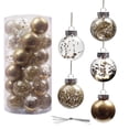 thumbnail image 1 of CEHVOM 30PCS Christmas Xmas Tree Ball Bauble Hanging Home Party Ornament Decor 6CM Clearance, 1 of 7
