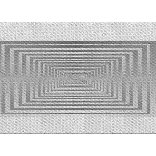 Ahgly Company Machine Washable Indoor Rectangle Transitional Gunmetal Gray Area Rugs, 8' x 12'