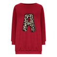 thumbnail image 3 of 2023 Chandail de Mode pour Femmes Rabais de 50 % Liquidation Mode Décontractée Manches Longues Col Rond Imprimé Chandail pour Dames Hauts Blouse, 3 of 3