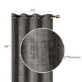 thumbnail image 2 of Embossed Rubber Panel & Grommets Dark Grey - Set of 2, 2 of 2