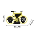 thumbnail image 3 of TIMIFIS Home Decor Home & Kitchen Retro European Bicycle Style Page Turning Clock Creative Desktop Clock Fashion Ornaments Decorative Clock Aesthetic Room DecorFall, 3 of 5