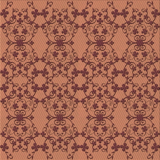 Ahgly Company Tapis d'Intérieur Lavable à la Machine, Carré, Transitionnel, Rouge Brique de Feu, Tapis de Zone, 4 Pieds Carré