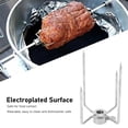 thumbnail image 3 of Fourchette de Rôtissoire, Fourchette de Gril Rôtissoire à 4 Griffes en Acier Inoxydable 304 Électroplaquée pour Rôtir la Chèvre pour Tige de Broche de 0,4 Po, 3 of 8