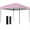 Pink, variant on Gymax 10 X 10 FT Pop up Canopy Tent w/ Portable Carrying Bag 8 Stakes 4 Wind Ropes White