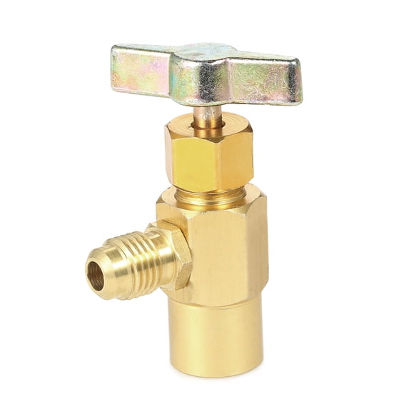 Distributeur de Réfrigérants pour Climatiseur Automobile R134A R-134 AC, Robinet en Aluminium, Filetage ACME 1/2 Pouces