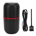 thumbnail image 1 of Electric Tablet Crusher, Brush Cleaning Coffee Grinder Stainless Steel Black Multipurpose Fine Powder Labor Saving  For Office For Home US Plug 110V, 1 of 8
