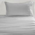 thumbnail image 4 of Topcobe Solid Color Bed Sheet Set for Adults Teens, King Size Light Gray, 4 of 6