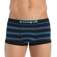 thumbnail image 3 of Men's Papi 980502 Essentials Cotton Stretch Brazilian Trunk - 3 Pack (Turquoise/Black M), 3 of 4