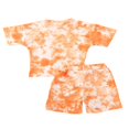 thumbnail image 1 of Toddlers Girls  Neck Slim Fit T-Shirt Shorts Set, 1 of 6