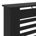 thumbnail image 3 of vidaXL Housse de Radiateur MDF Noir 78 cm, 3 of 5