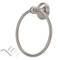 thumbnail image 2 of ANGGREK Towel Ring, Wall‑Mounted Hand Towel Holder For Bathroom For Family For Kitchen, 2 of 8