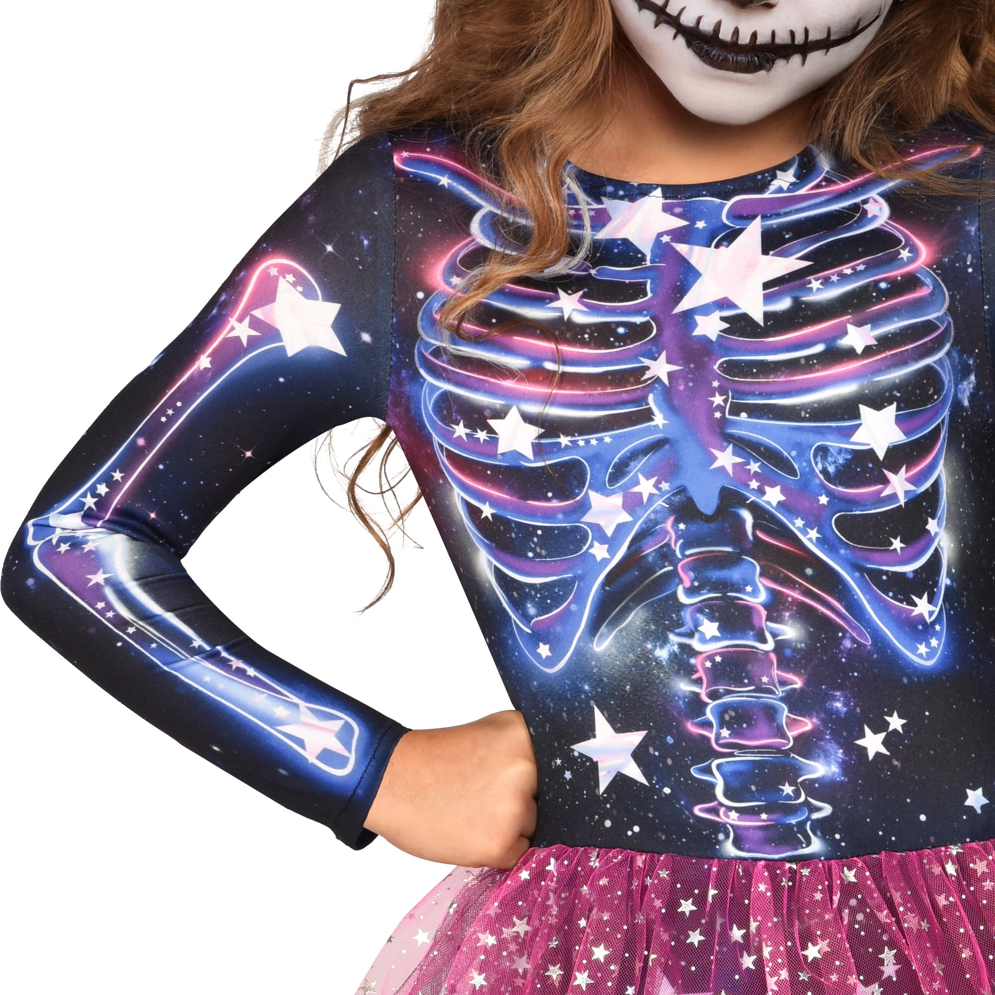 Girls Starry Skelly Small, Costumes by Way to Celebrate