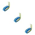 thumbnail image 3 of Transemion Anti Slip Racket Roll Tennis Handle Grip Wrap Tape Blue 110x2.5x0.2CM 3Set, 3 of 6