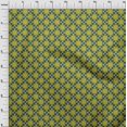 thumbnail image 3 of oneOone Organic Cotton Poplin Twill Fabric Geometric & Floral Block Decor Fabric Printed BTY 42 Inch Wide, 3 of 4