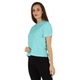 thumbnail image 3 of Inkmeso T-Shirt à Manches Courtes pour Femmes, Épaules Tombantes, Col Rond, T-Shirts d'Été Décontractés, 3 of 7