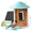 NIWM-4402, variant on Bird Feeder with Camera, Netvue Birdfy Bird Watching Cameras Solar Powered with Lifetime AI, Blue