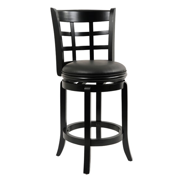 Tabouret de Comptoir Kyoto 24 Pouces - Noir