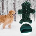 thumbnail image 1 of AMONIDA Puppy Clothes, Fleece Winter Dog Clothes For Entertain For Cat For Pet For Dog, 1 of 8