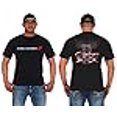 thumbnail image 3 of JH Design T-Shirt Dodge Challenger pour Hommes Manches Courtes Col Rond (Petit, Noir), 3 of 4