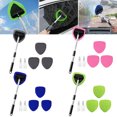 thumbnail image 2 of Visland Windshield Cleaning Tool Car Cleaning Brush Retractable Windshield Cleaning Wand Auto Window Cleaner Microfiber Cloth Car Wash Brush, 2 of 8