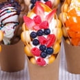 thumbnail image 4 of Lefu Egg Waffle Ice Cream Model Ice Cream Food Food Fake Egg Waffle Display Gourmet, 4 of 9