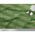 thumbnail image 2 of Soimoi Green Heavy Satin Fabric Lace Border Abstract Decor Fabric Printed Yard 54 Inch Wide, 2 of 5