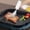 Blanc, variante sur Pot Vaporisateur d'Huile pour Barbecue Extérieur Pratique Bouteille en Verre de Contrôle d'Huile de Qualité Alimentaire pour la Maison et la Cuisine Pot Vaporisateur d'Huile Atomisé