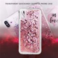 thumbnail image 4 of pitrice Phone Case Shockproof TPU Phone Cover Glitter Cellphone Protector, Replacement for Samsung A70, Pink, 4 of 8