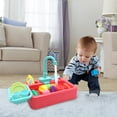 thumbnail image 3 of LSLJS Analog Electric Dishwasher Sink Children's Role Playing Kitchen Set Toys, 3 of 8
