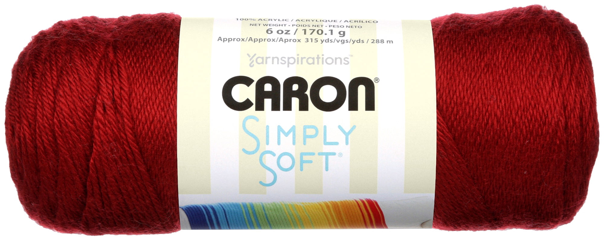 Caron® Simply Soft® Yarn, Acrylic #4 Medium, 6oz/170g, 315 Yards