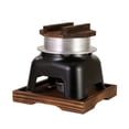 thumbnail image 3 of Luzkey Japanese Rice Pot Cooking Pot Non Stick Multipurpose Kamado Set with Wooden Lid and Tray for Backpacking Camping Travel Party large, 3 of 8