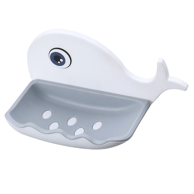 Drain Rack for Kitchen - Soap Dish Holder for Shower - Easy to Clean Soap - Stylish Bar Soap Holder - for Countertop and Wall Mounted Use