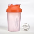 thumbnail image 1 of 600ml Shaker Bottle Sports Whey Protein Mixing Bottle With Stirring Ball Bot Cup, 1 of 5