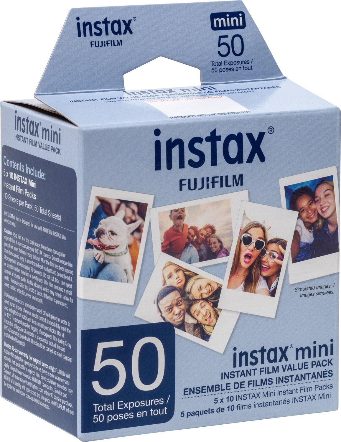 Fujifilm Instax Mini Lot de 5 pellicules instantanées