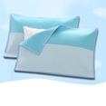 thumbnail image 4 of Coarse Cloth Pillowcase Towel, 1-Pack Breathable Sweat-Absorbing Polyester Wrap, Padded Non-Wetting Cover, Knitted Fabric, Soft Pillow Protector, Multicolor, 29x19in, 4 of 6