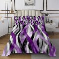 thumbnail image 1 of Erosebridal Geometric Stripe Coverlet Set King,Abstract Artwork Bedding Set,Geometry Lines Decor,Breathable,3 Pieces, 1 of 5
